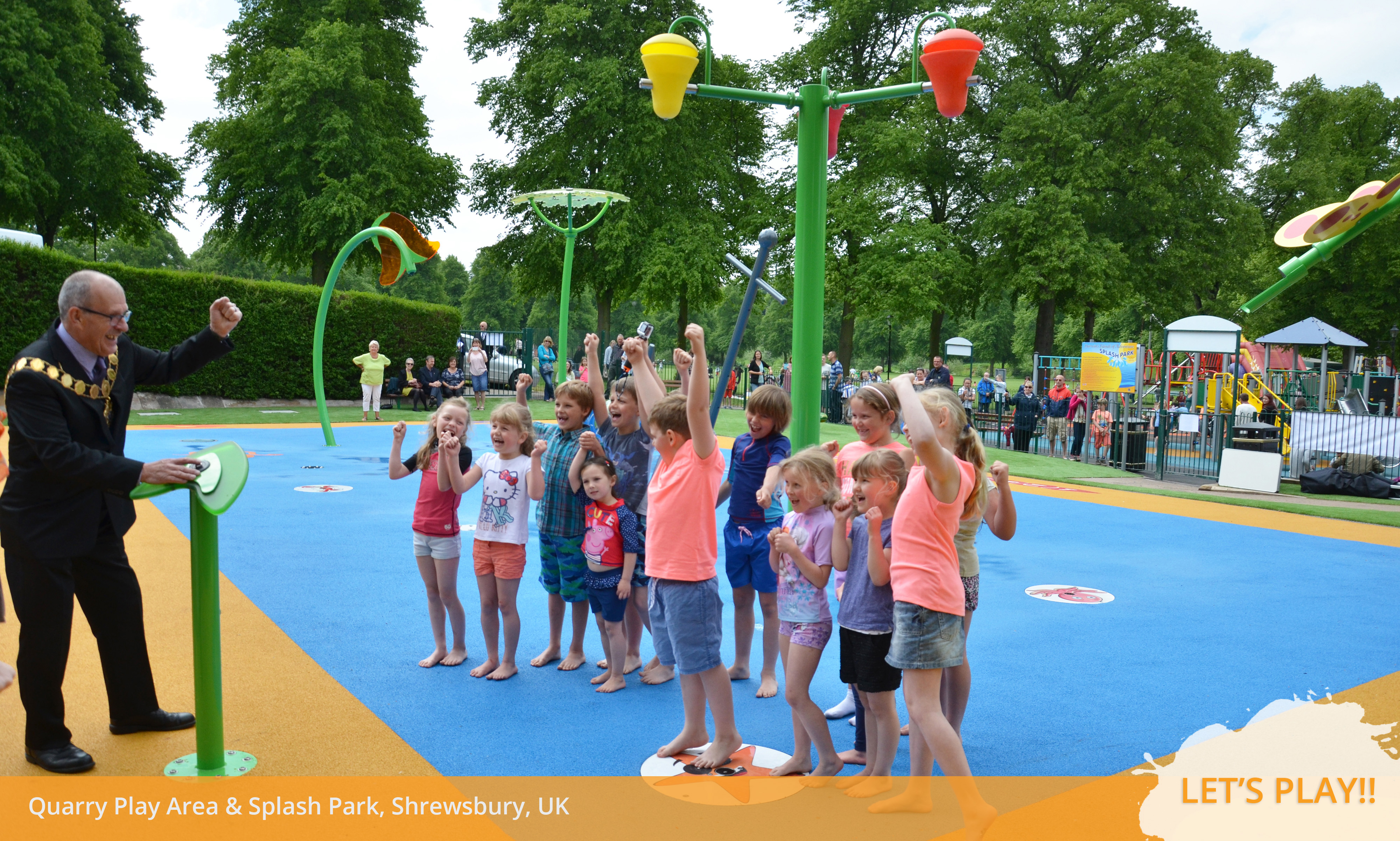 Opening Day - Query Play area & Splash Park UK